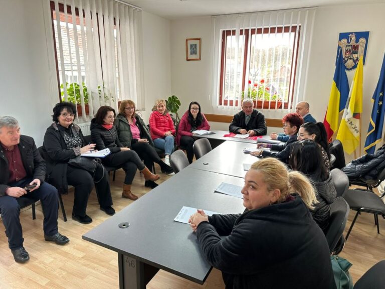Întâlnire cu colaboratorii din cadrul Comunei Chiheru de Jos în cadrul proiectului ”Sate Sănătoase”