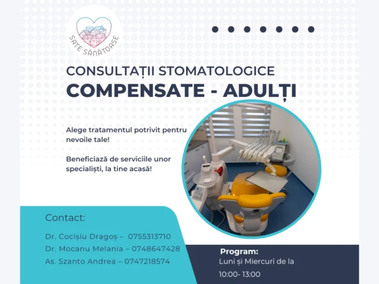 Tratamente stomatologice compensate prin Casa de Asigurări de Sănătate